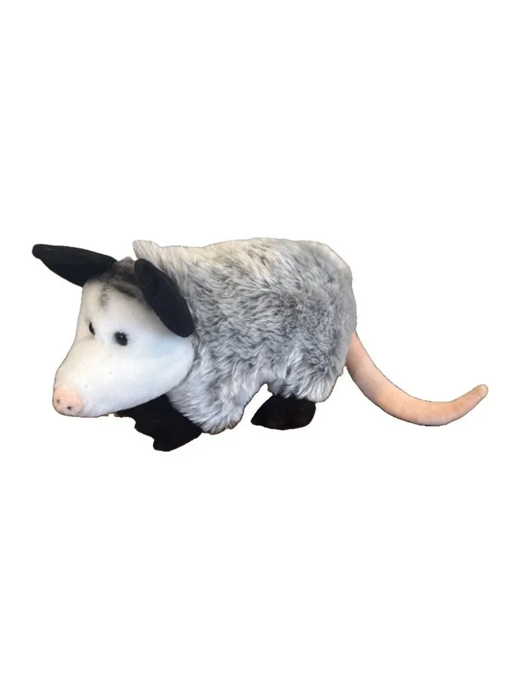 Bass Pro Shop Opossum Possum Stuffed Plush Gray Realistic Rat Stuff Animal